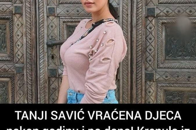 Tanji Savić napokon vraćena djeca-objavila fotografiju u povratku za Srbiju