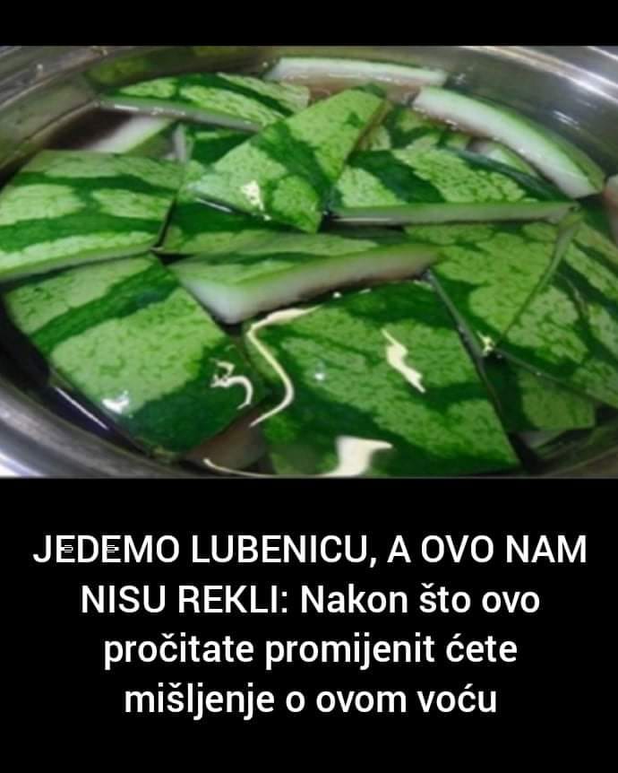 Pogledajte šta nam nisu rekli o lubenici