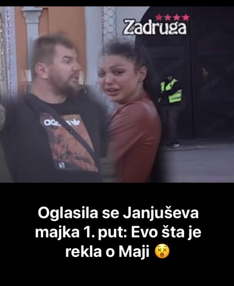 Napokon se nakon svega oglasila i majka Janjuša, te prokomentarisala njegov i Majin odnos