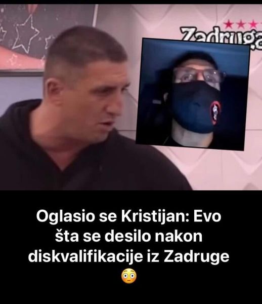 Pogledajte šta je objavio Kristijan Golubović, evo šta mu se desilo nakon diskvalifikacije iz Zadruge