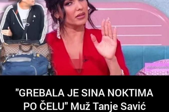 Pogledajte šta je Tanja Savić radila svome sinu