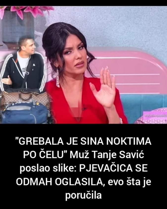 Pogledajte šta je Tanja Savić radila svome sinu