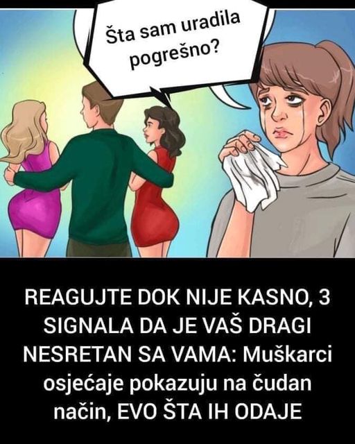 Pogledajte koja su to 3 signala znak da je vaš dragi nesretan sa vama