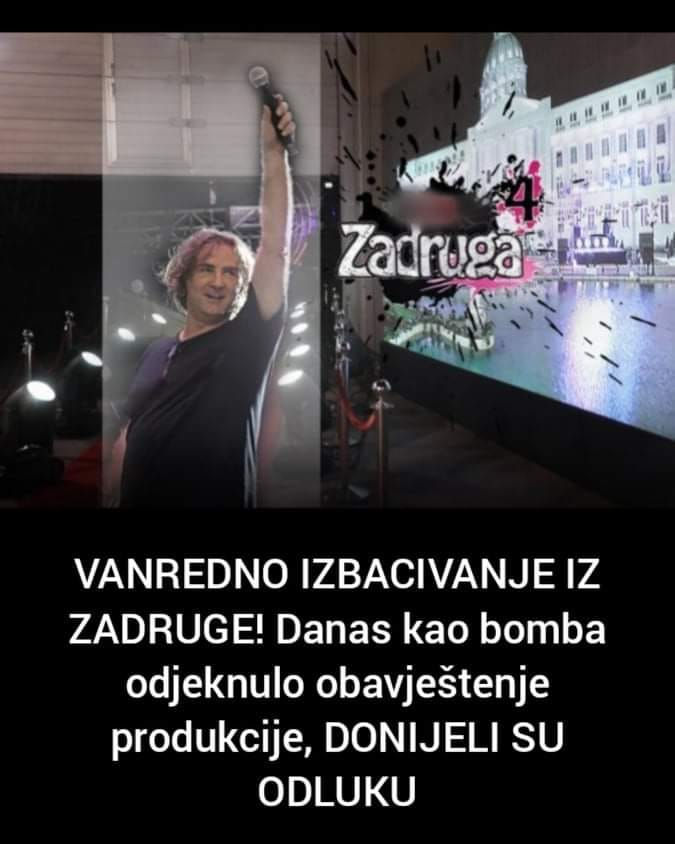 Pogledajte vanredno izbacivanje iz Zadruge