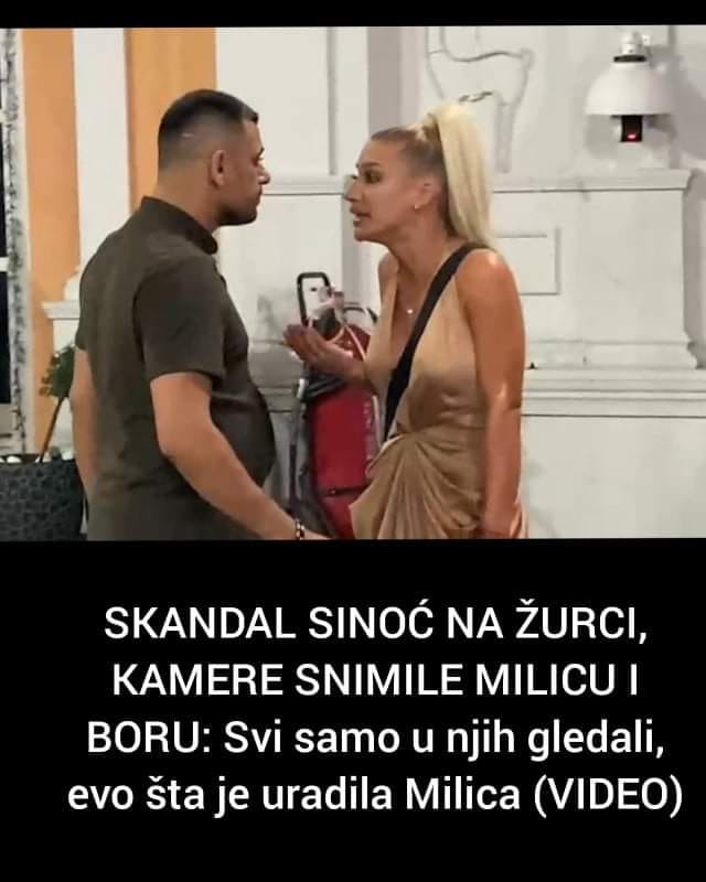 Pogledajte šta se između Milice i Bore desilo sinoć na žurci