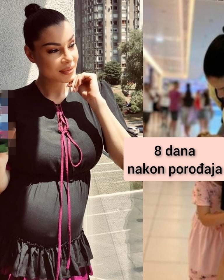 Pogledajte kako izgleda Mia osam dana nakon poroda