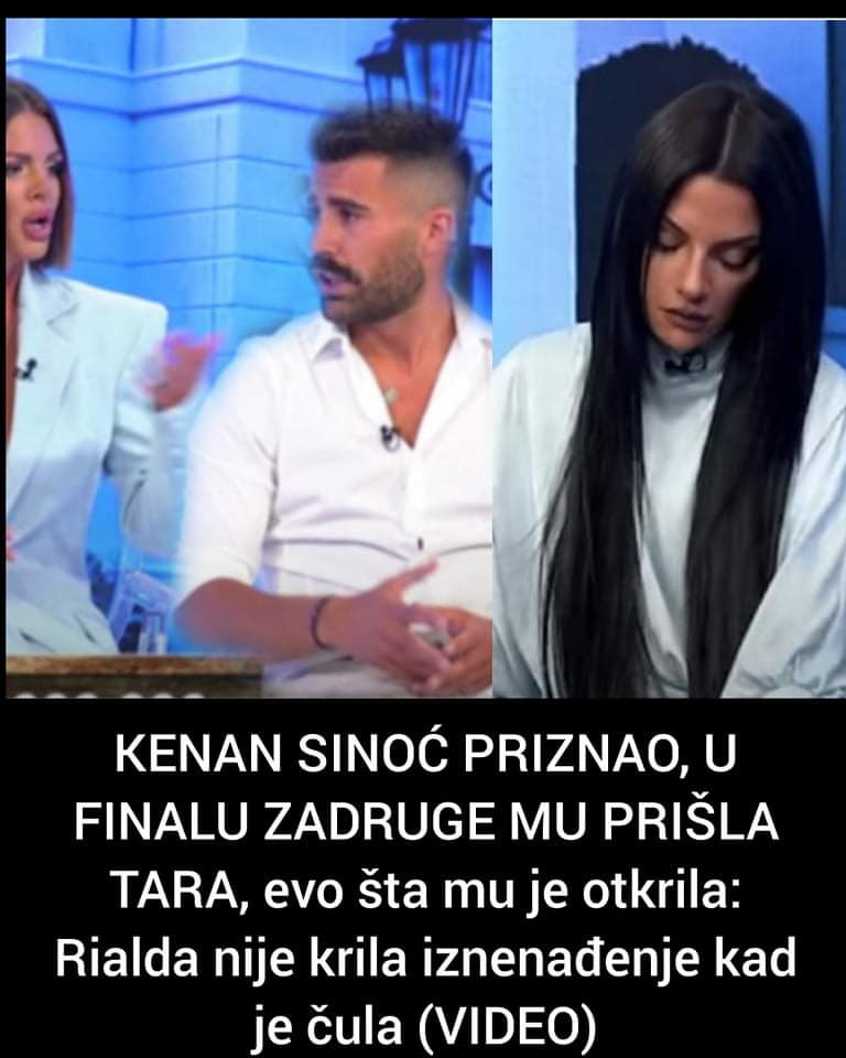 Kenan otkrio detalje šta mu je Tara rekla u finalima Zadruge