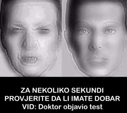 Pogledajte kako za par minuta provjeriti dali imate dobar vid na osnovu slike