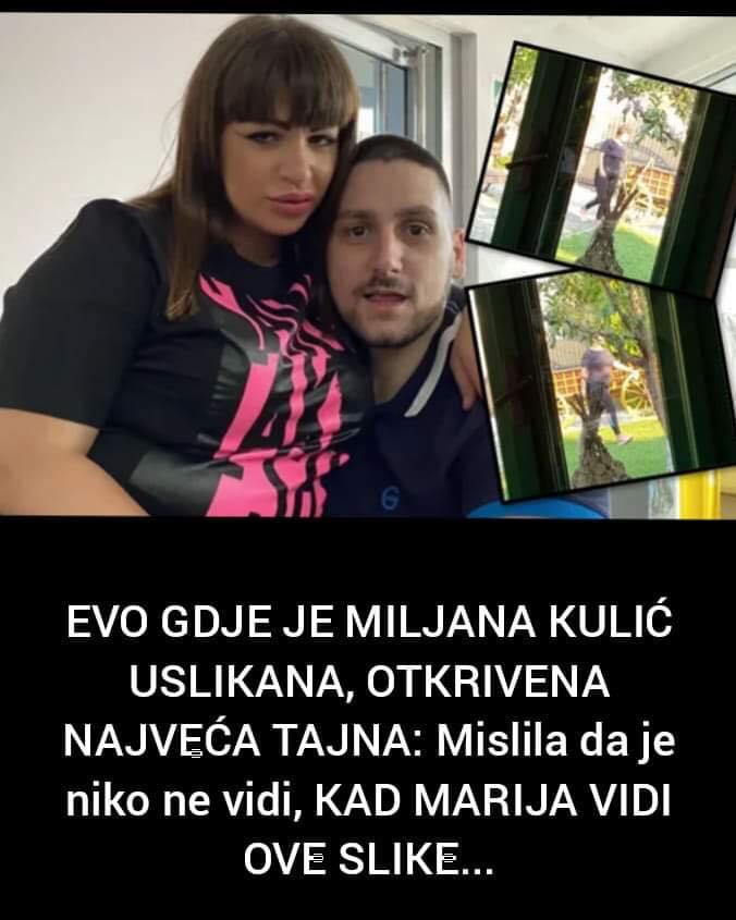 Pogledajte gdje je uslikana Miljana Kulić, otkrivena najveća tajna