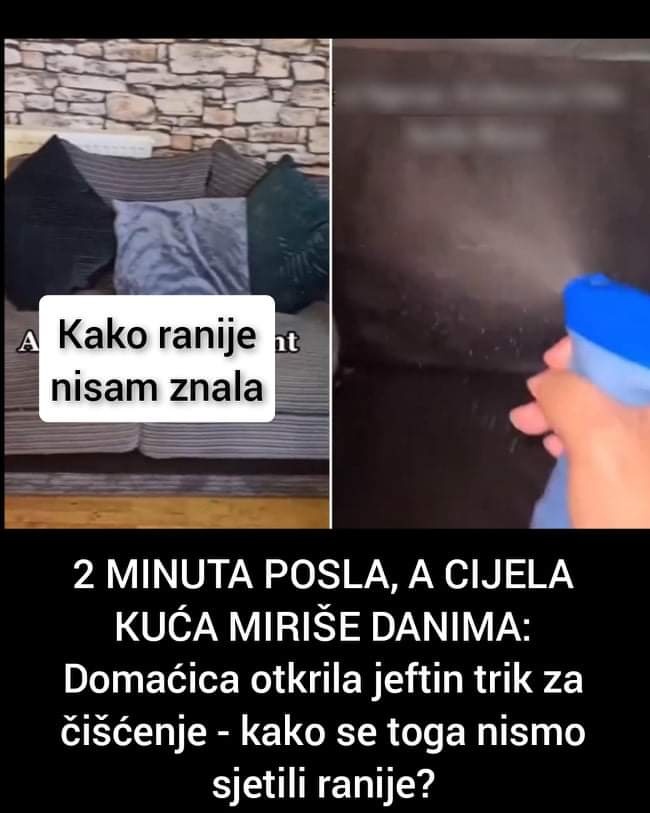 Pogledajte genijalan trik od kojeg će kuća mirisati danima