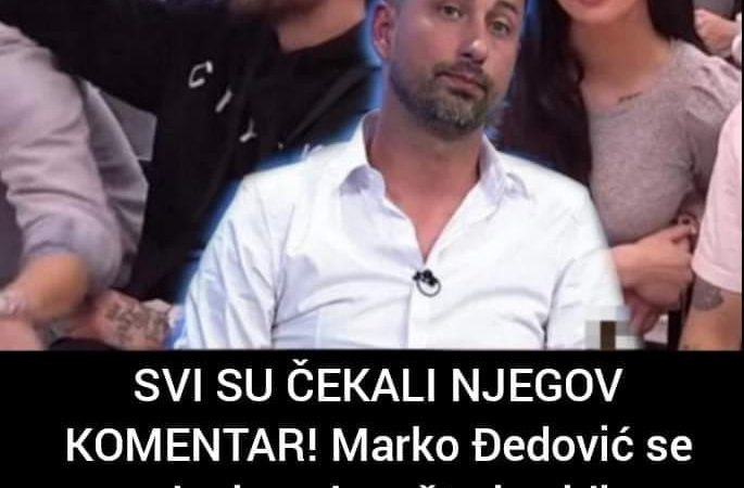 Marko Đokoviđ se oglasio nakon nesreće