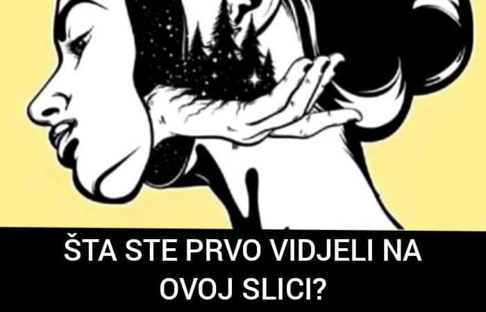 U odnosu na to šta ste prvo vidjeli na slici pogledajte kakva ste osoba i kako vas drugi vide