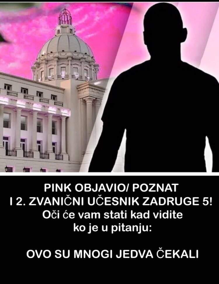 Pogledajte ko je drugi učesnik Zadruge 5 , mnogi će se obradovati