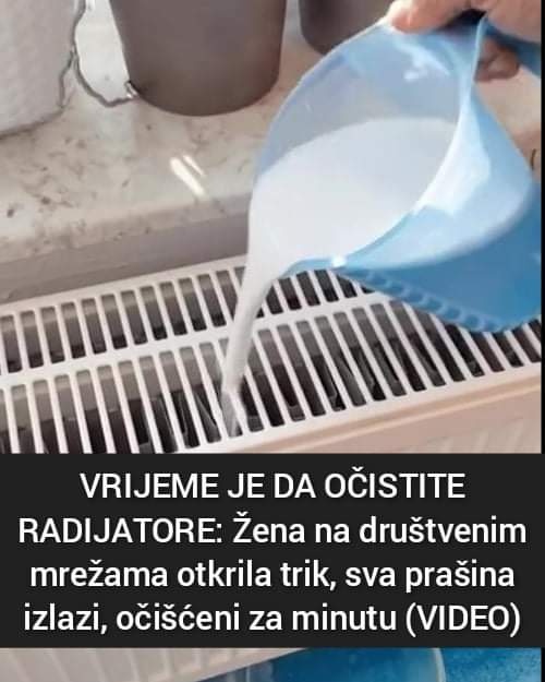 Pogledajte kako ocistiti radijatore