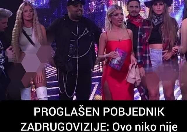 Pogledajte tko je pobijedio na Zadrugoviziji