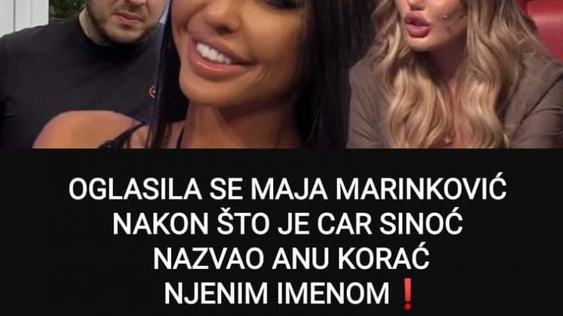 Pogledajte sta je rekla Maja Marinkovic