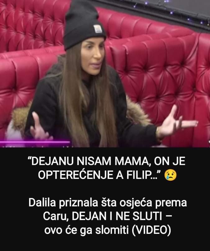 Pogledajte sta je izjavila Dalila za Filipa Cara