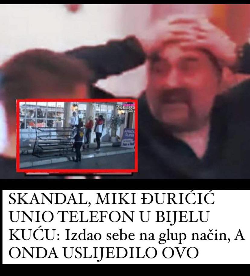 Miki unio telefon u Bijelu Kuću, pogledajte kako se sam izdao