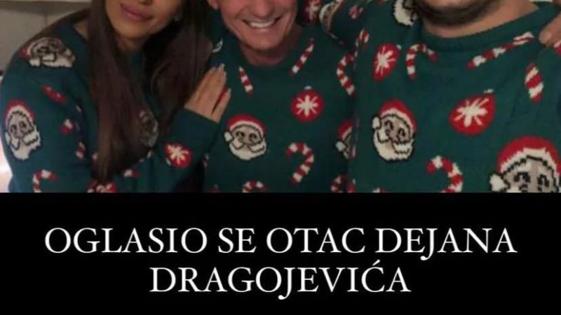 Pogledajte kako se oglasio otac Dejana Dragojevica