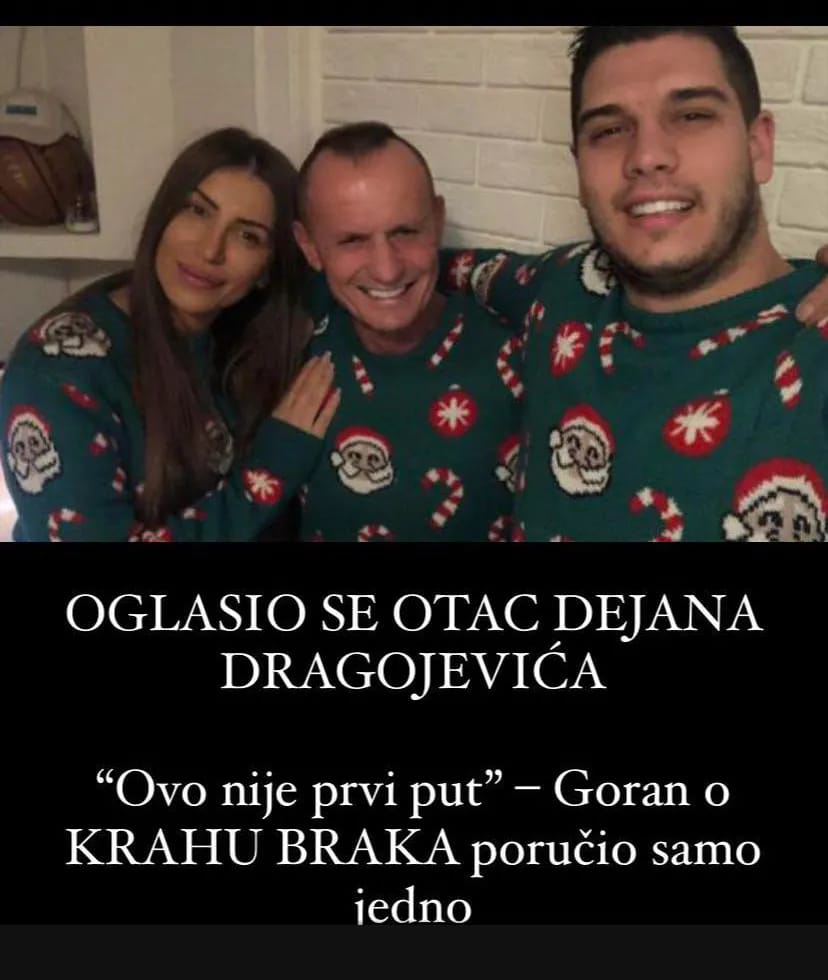 Pogledajte kako se oglasio otac Dejana Dragojevica