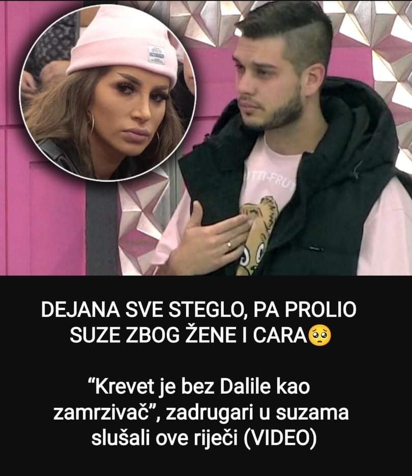 Pogledajte kako se Dejan osjeća nakon svega