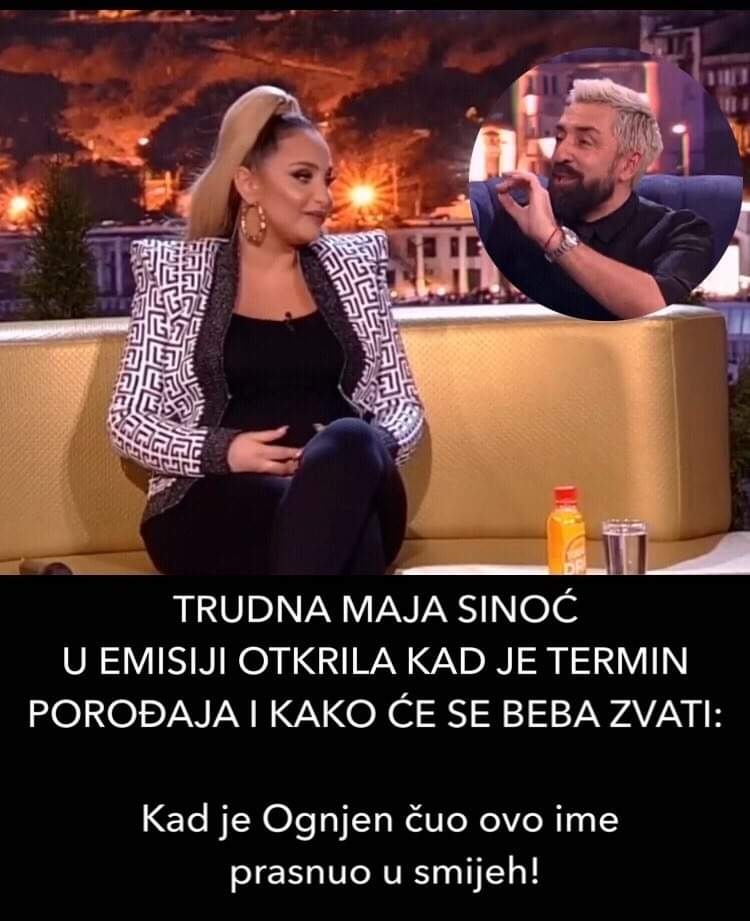 Maja Berović otkrila kako ce se zvati njena beba