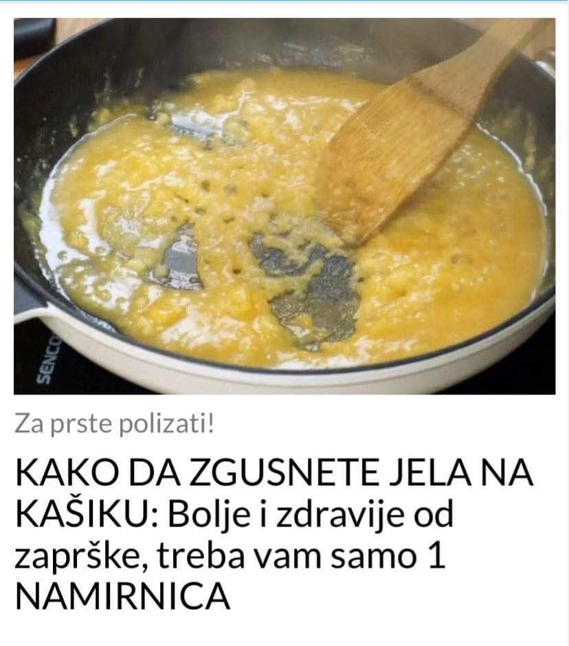 POGLEDAJTE RECEPT ZA ODLICNU ZAPRSKU