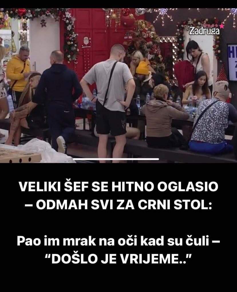 VELIKI ŠEF SE OGLASIO PAO IM MRAK NA OČI KADA SU ČULI