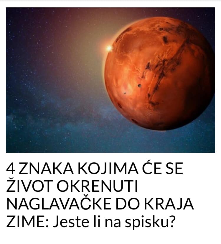 KOJA TO 4 HOROSKOPSKA ZNAKA POKAZUJU PROMJENU NJIHOVOG ŽIVOTA