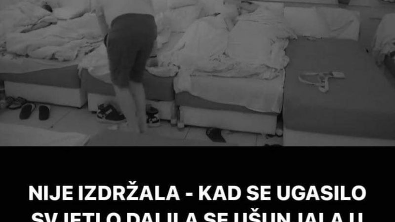 POGLEDAJTE KOD KOGA SE DALILA USUNJALA U KREVET