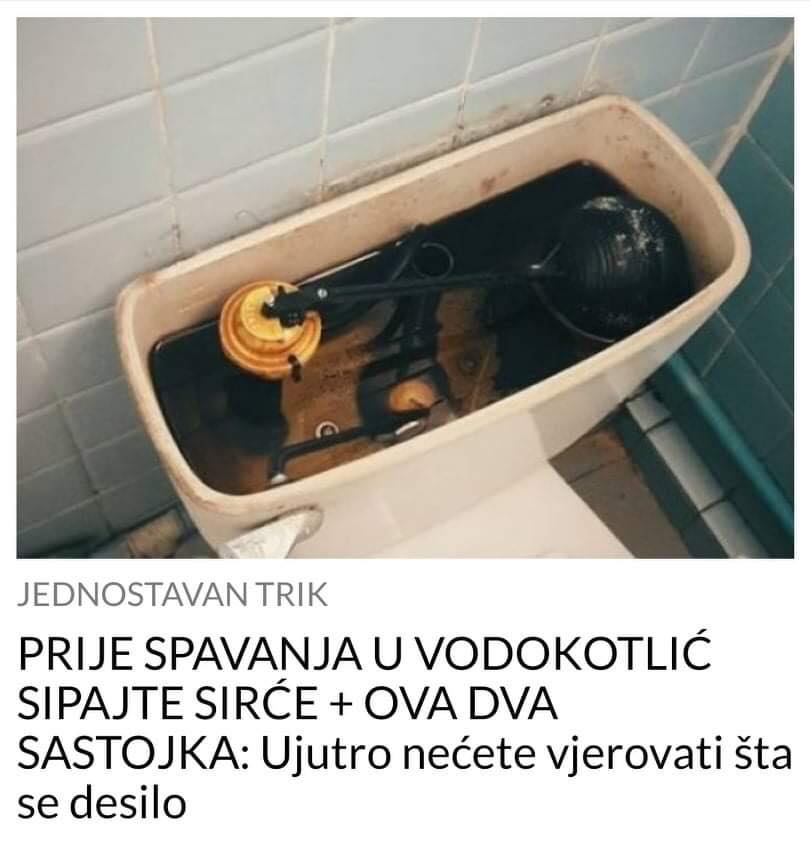 POGLEDAJTE KAKO OCISTIT VODOKOTLIC PRIJE SPAVANJA