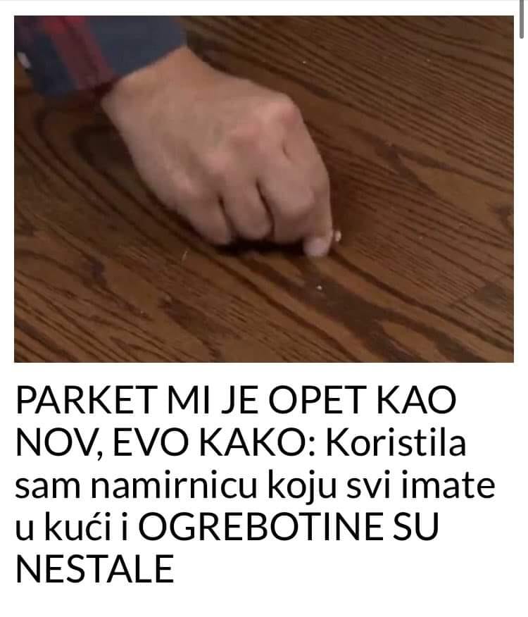 POGLEDAJTE KAKO DA OČISTITE OGREBOTINE SA PODA