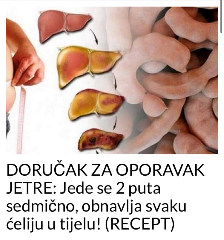 POGLEDAJTE RECEPT ZA OBNAVLJANJE JETRE