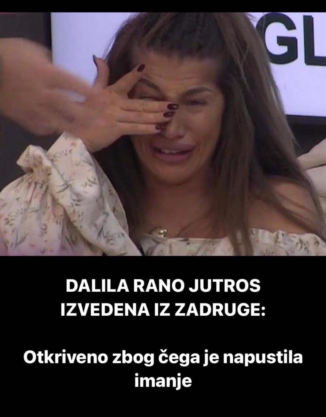 POGLEDAJTE ZASTO JE DALILA DRAGOJEVIC NAPUSTILA ZADRUGU