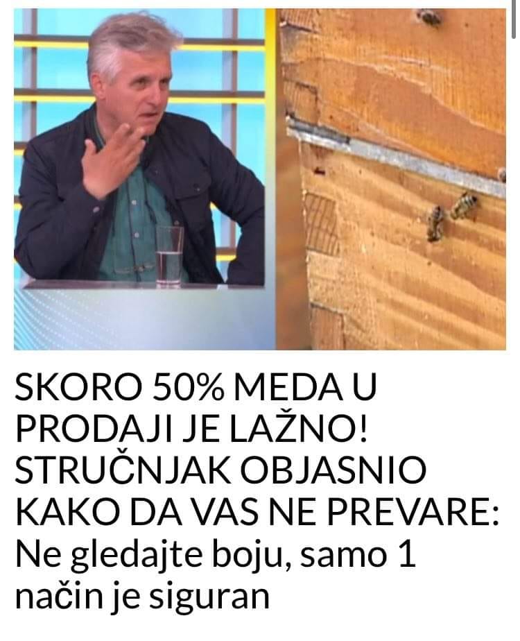 POGLEDAJTE KAKO DA ZNATE DA LI STE UZELI PRAVI MED