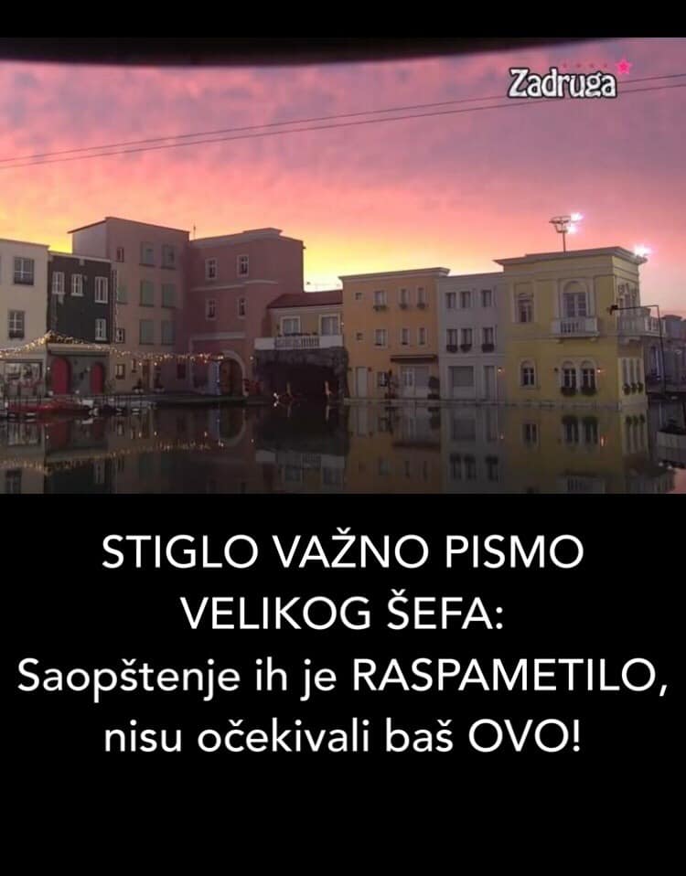 POGLEDAJTE KOJE SAOPŠTENJE OD VELIKOG ŠEFA IH JE RASPAMETILO