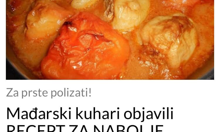 POGLEDAJTE KAKO DA NAPRAVITE PUNJENE PAPRIKE ALI DA NE DODAJETE VODU