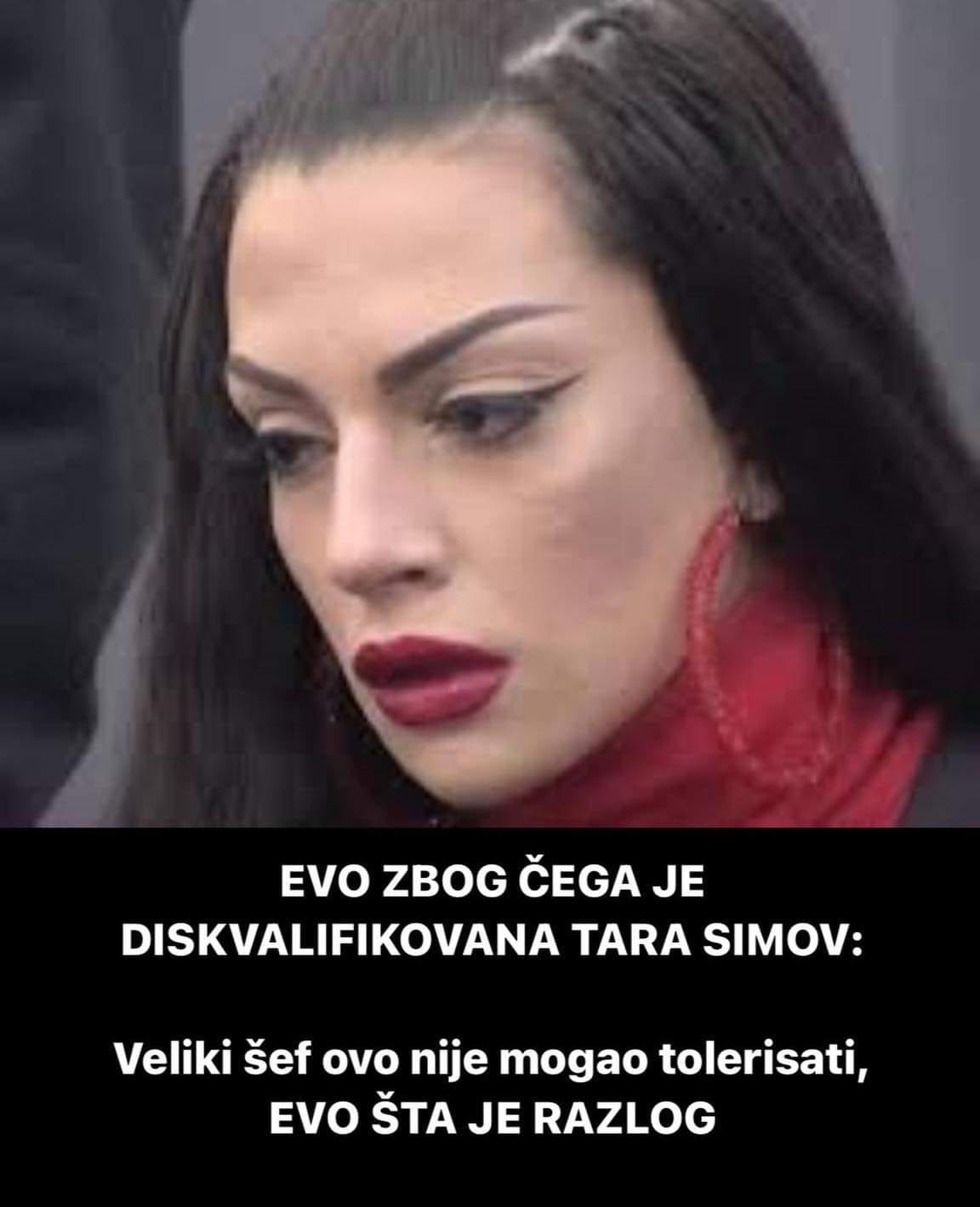 POGLEDAJTE ZAŠTO JE TARA SIMOV IZBAČENA IZ ZADRUGE