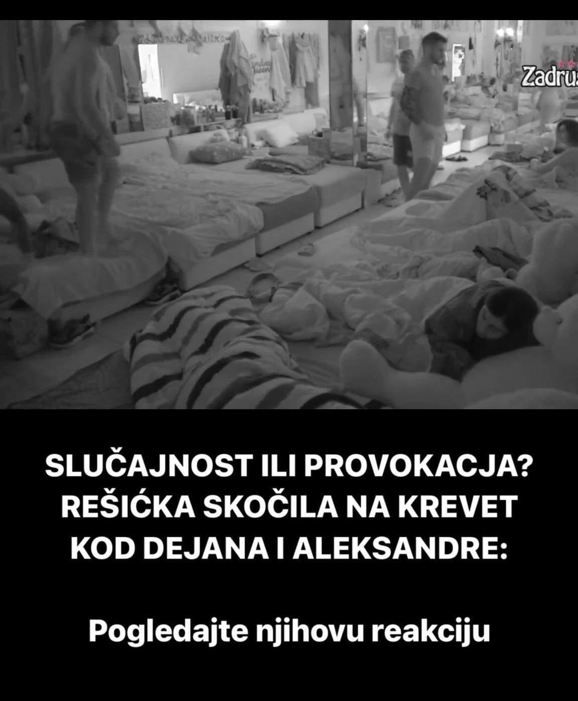 POGLEDAJTE KO JE SKOČIO NA KREVET KOD DEJANA I ALEKSANDRE