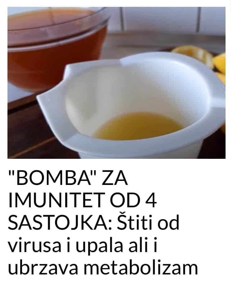 POGLEDAJTE RECEPT ZA POPRAVLJANJE RADA IMUNITETA