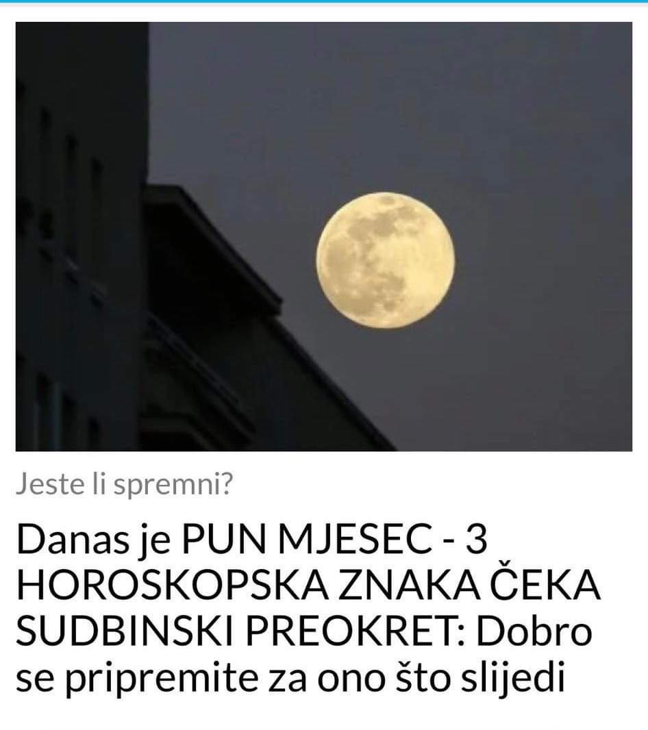 POGLEDAJTE ZA KOJE HOROSKOPSKE ZNAKE JE PUN MJESEC VEOMA VAŽAN