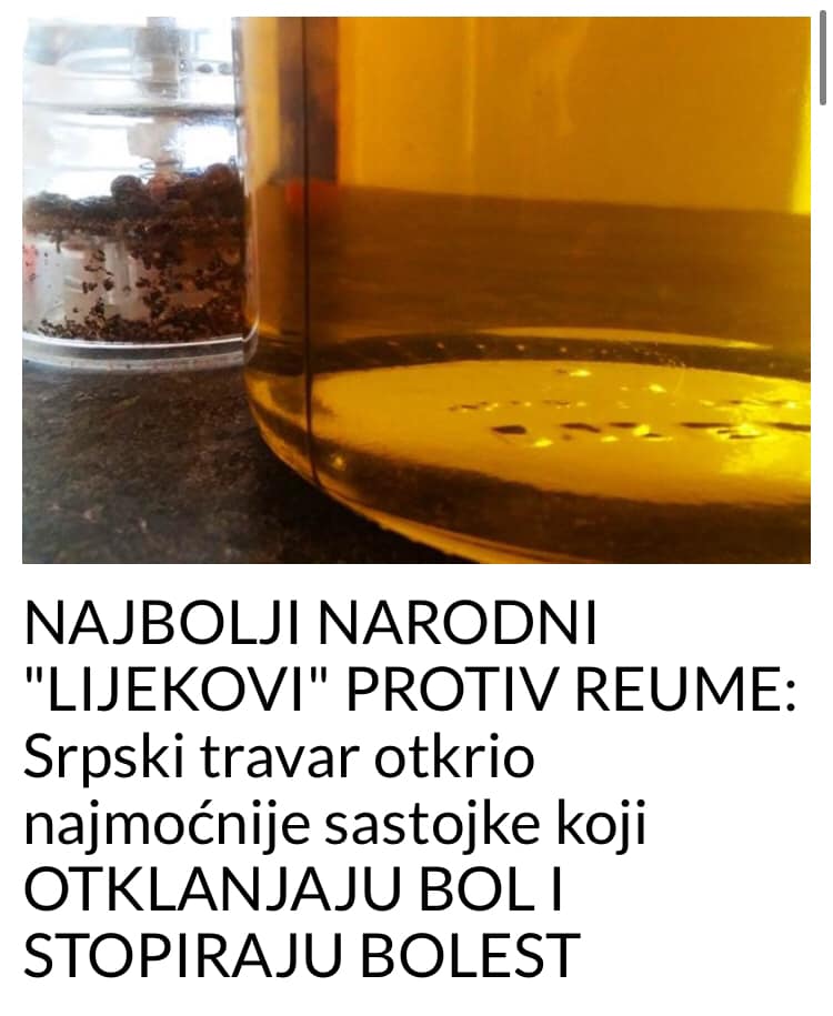 POGLEDAJTE LIJEK ZA REUMU