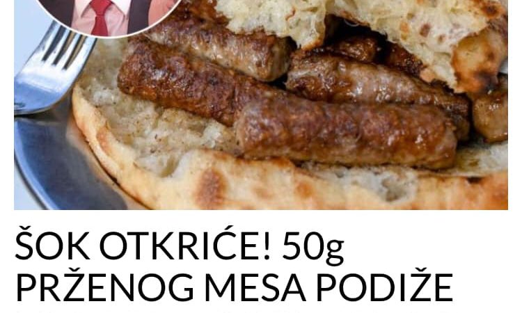 POGLEDAJTE ZBOG CEGA MLJEVENO MESO IZAZIVA INFRAKT