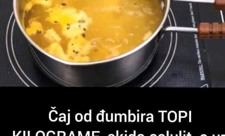 POGLEDAJTE KOJI CAJ TOPI KILOGRAME