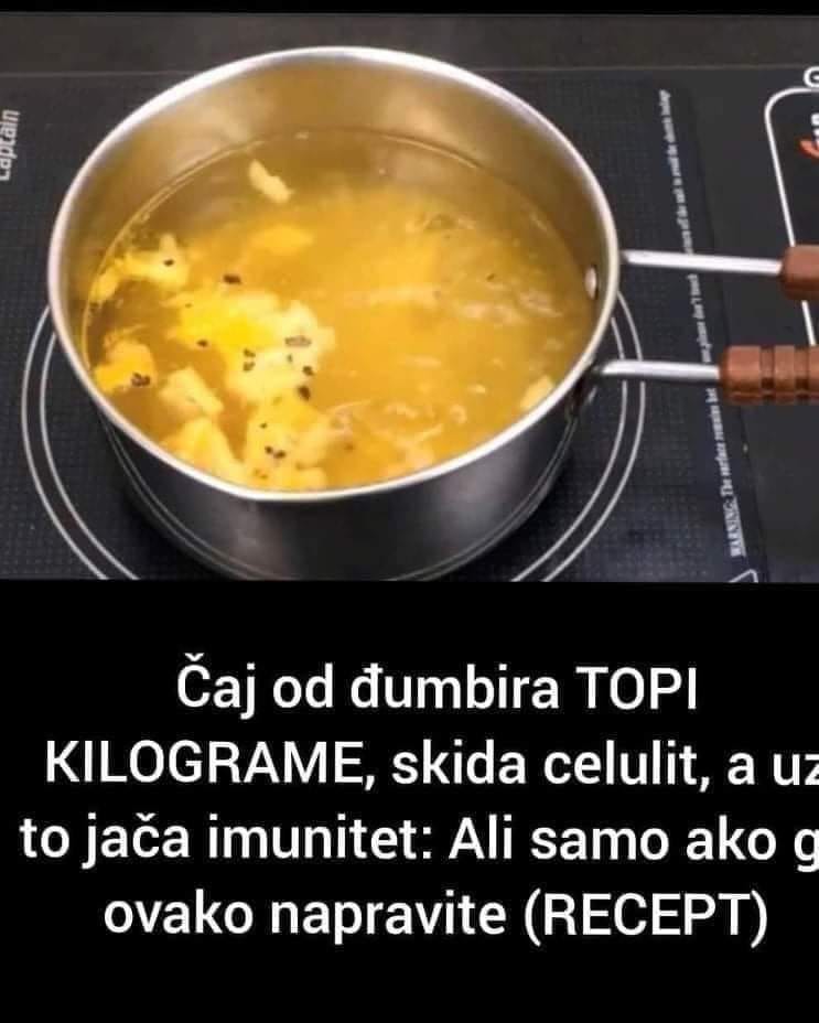 POGLEDAJTE KOJI CAJ TOPI KILOGRAME