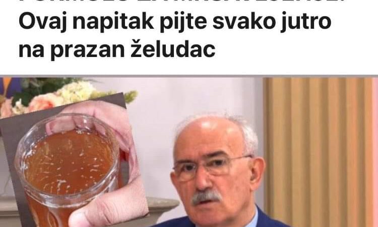 POGLEDAJTE MAGIČNI NAPITAK ZA MRŠAVLJENJE OD 3 SASTOJKA