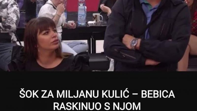 BEBICA RASKINUO SA MILJANOM UŽIVO U PROGRAMU