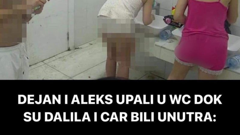 DALILA I CAR SU BILI U WC KADA SU IM UPALI DEJAN I ALEKS, REAKCIJA NA VIDEU