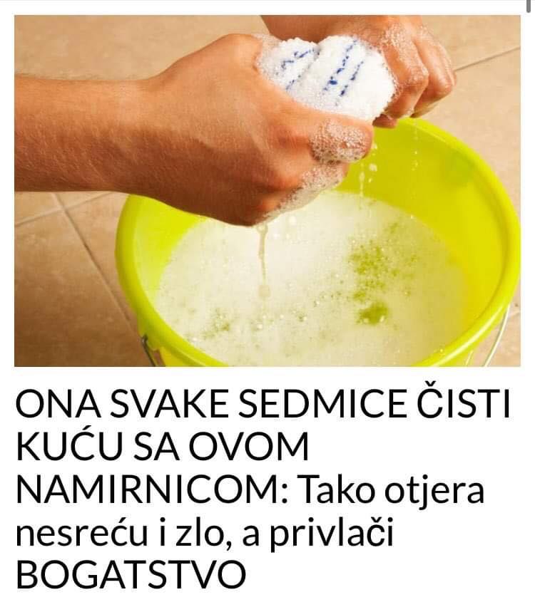 POGLEDAJTE KAKO DA OCISTITE KUCU KAKO BI OTJERALI  ZLO