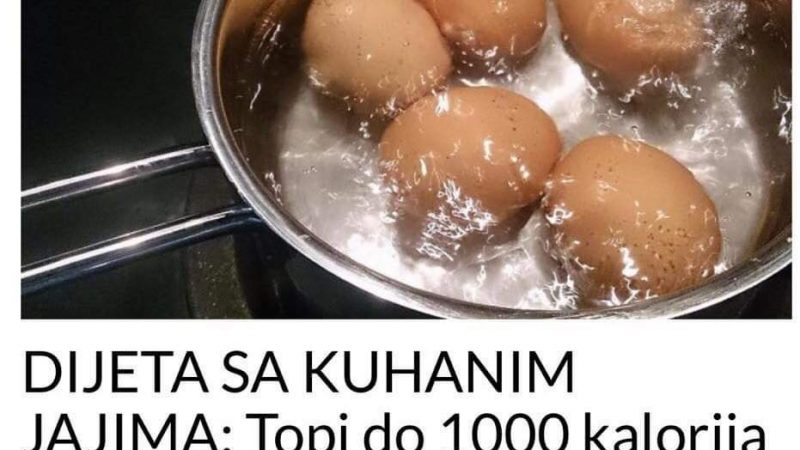 POGLEDAJTE KOJA DIJETA TOPI I DO 1000 KALORIJA DNEVNO